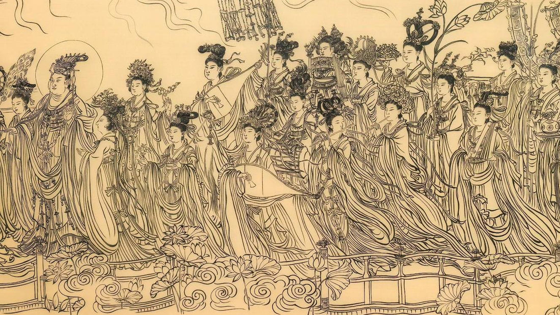 【87 Celestial Beings】The Zenith of Chinese Line Drawing; A Symphony of Brushwork