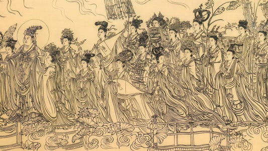 【87 Celestial Beings】The Zenith of Chinese Line Drawing; A Symphony of Brushwork