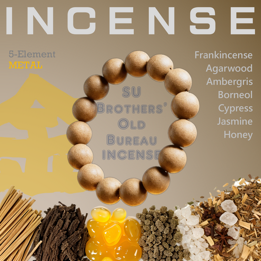 Carry the Poets' Legacy: The "Su Brothrs' Old Bureau" Incense Bracelet