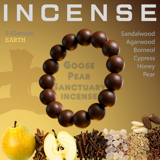 The Hidden Chamber's Secret: Goose Pear Sanctuary Incense Bracelet